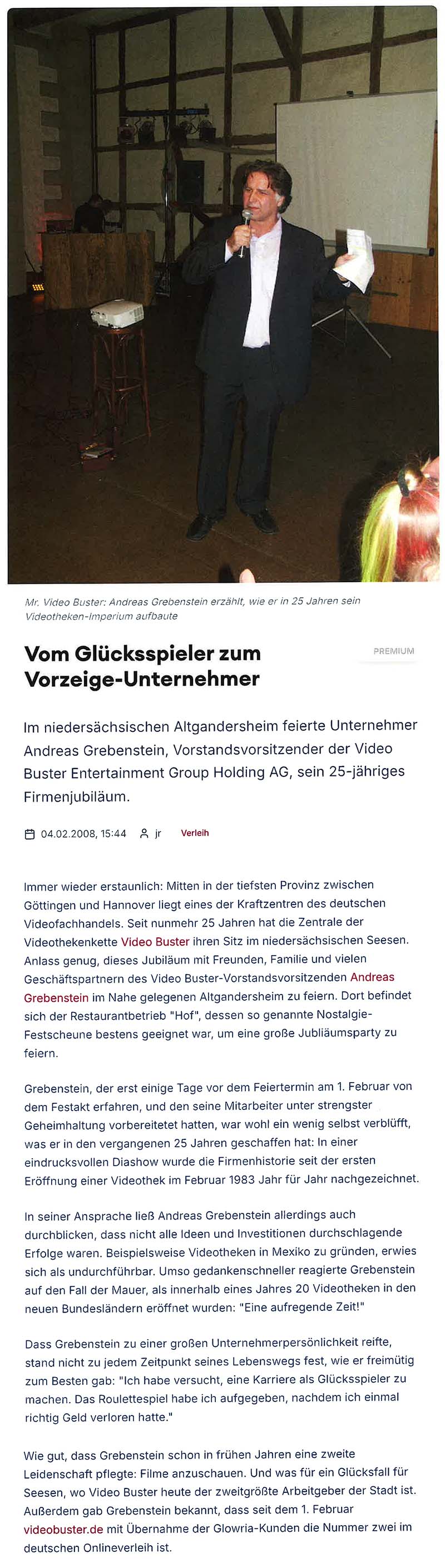 Vom Glücksspieler zum Vorzeige-Unternehmer