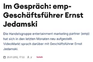 Im Gespräch-emp Geschäftsführer Ernst Jedamski